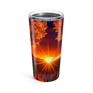 Sunset Vista 20oz Tumbler - Insulated Travel Mug for Nature Lovers