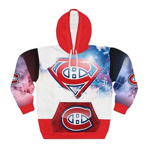 Montreal Canadians Superhero-Inspired Unisex Pullover Hoodie for Sports Fans