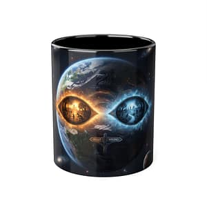 Cosmic Duality Accent Mug