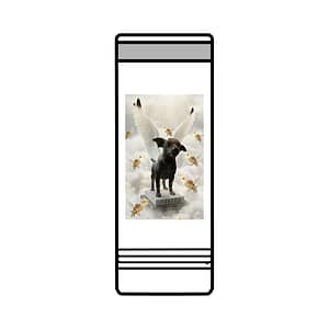 Angel Dog Memorial 22oz Skinny Tumbler