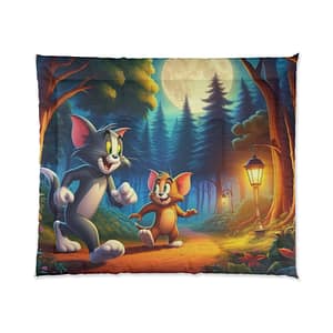 Tom and Jerry Adventure Comforter for Cozy Bedrooms