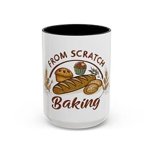 From Scratch Baking Coffee Mug — Ceramic Baker Gift (11/15oz)