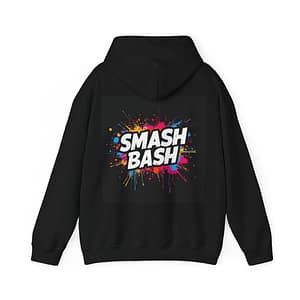 Smash Bash Hoodie – Colorful Splatter Graphic Pullover