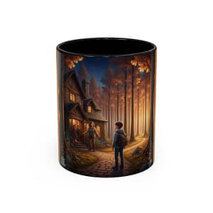 Autumn Cottage Coffee Mug – Cozy Fall Forest Scene (11/15oz)
