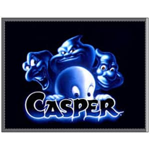 Casper Ghost Cotton Duvet Cover - Spooky Halloween Bedding, Kid's Room Decor, Cozy Comforter, Gift for Casper Fans, Ghostly Bedding