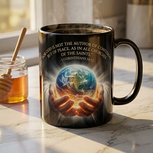 Inspirational Christian Mug – "God Is Not the Author of Confusion" 11oz/15oz